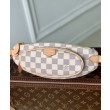 Borsa Keepit LV Replica N00230 Bianca Imitazione