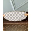 Borsa Keepit LV Replica N00230 Bianca Imitazione