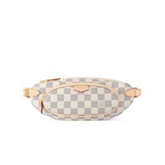 Borsa Keepit LV Replica N00230 Bianca Imitazione