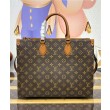 Imitazioni borse griffate organizer OnTheGo LV Replica M14235 Marrone Imitazione