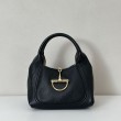 Borsa Replica Gucci Softbit Media/Maxi con Manico a Mezzaluna 837466 Nera Imitazione
