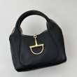 Borsa Replica Gucci Softbit Media/Maxi con Manico a Mezzaluna 837466 Nera Imitazione