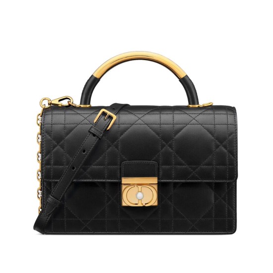 Borse Replica Tote Dior Ange Media Nera Imitazioni