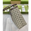 Borse Replica tote grande Gucci Ophidia 631685 Caffè scuro Imitazione Outlet