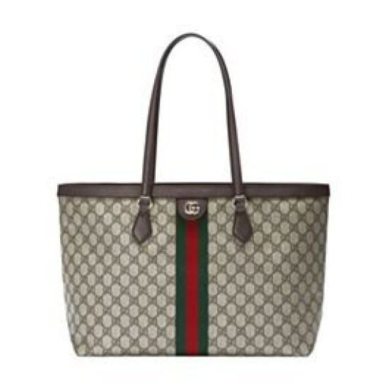 Borse Replica tote grande Gucci Ophidia 631685 Caffè scuro Imitazione Outlet