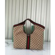 Borsa Replica 1:1 tote Gucci Giglio grande replica 853971 caffè/blu Imitazione