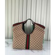 Borsa Replica 1:1 tote Gucci Giglio grande replica 853971 caffè/blu Imitazione