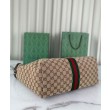 Borsa Replica 1:1 tote Gucci Giglio grande replica 853971 caffè/blu Imitazione