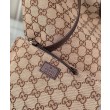 Borsa Replica 1:1 tote Gucci Giglio grande replica 853971 caffè/blu Imitazione