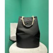 Borsa tote Prada Mariner Media Re-Nylon Replica 2VG133 Nero/Caffè