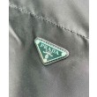 Borsa tote Prada Mariner Media Re-Nylon Replica 2VG133 Nero/Caffè