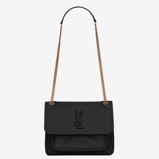 Borsa vintage YSL Saint Laurent Niki Baby replica nera