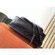 Replica Perfetta vintage YSL Saint Laurent Niki Baby stropicciata nera