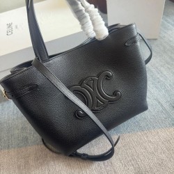 Qualità Specchio Replica Borsa Celine Mini Cabas Anais Triomphe Nera in Vitello Granato Imitazione Riproduzione Fedele Borsa Celine Mini Cabas Anais Triomphe Replica Nera in Vitello Granato Imitazione imitazioni