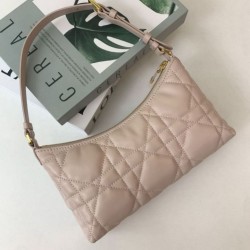 Qualità Specchio Replica Mini borsa Dior Miss Caro Cigale Macrocannage albicocca Riproduzione Fedele Mini borsa Dior Miss Caro Cigale Macrocannage albicocca imitazioni