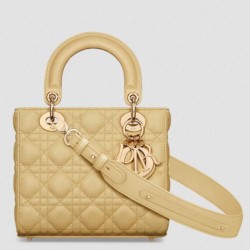 Riproduzione Fedele Replica Borsa Dior Lady Dior My ABCDior Piccola Pastello imitazioni