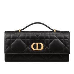 Riproduzione Fedele Miglior Replica Dior Miss Caro Top Handle Clutch Nera imitazioni