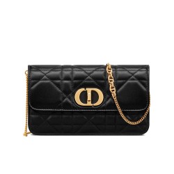 Borsa Dior Miss Caro Replica con Catena Nera Imitazione