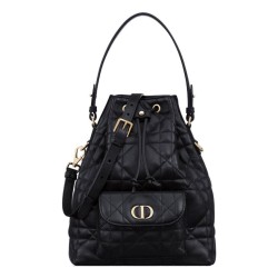 Replica Borse  a secchiello Dior Caro piccola Dior M3372 Nero