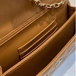 Qualità Specchio Replica Qualità superiore replica Dior My Dior con Maniglia 21 cm Caffè Riproduzione Fedele Qualità superiore replica Dior My Dior con Maniglia 21 cm Caffè imitazioni
