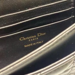 Qualità Specchio Replica Borsa Dior My Dior con Maniglia 21 cm Nera Riproduzione Fedele Borsa Dior My Dior con Maniglia 21 cm Nera imitazioni