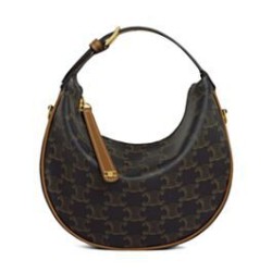 Riproduzione Fedele Borse Firmate Replica Celine Teen Celine Lulu replica Celine con stampa logo 120722 Caffè imitazioni