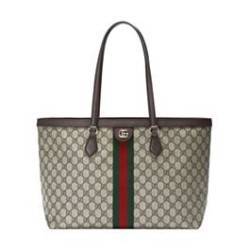 Riproduzione Fedele Borse Replica tote grande Gucci Ophidia 631685 Caffè scuro Imitazione Outlet imitazioni