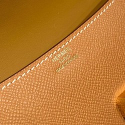 Qualità Specchio Replica Borsa Hermès Constance Elan Long Clutch Etoupe Epsom Hermès Marrone/Grigio Imitazione Riproduzione Fedele Borsa Hermès Constance Elan Long Clutch Etoupe Epsom Replica Hermès Marrone/Grigio Imitazione imitazioni