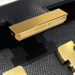 Qualità Specchio Replica Borsa Hermès Constance Elan Long Clutch Etoupe Epsom Nera Imitazioni Riproduzione Fedele Borsa Hermès Constance Elan Long Clutch Etoupe Epsom Nera Imitazioni imitazioni
