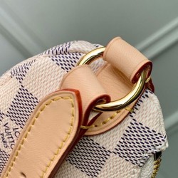 Qualità Specchio Replica Borsa Keepit LV N00230 Bianca Imitazione Riproduzione Fedele Borsa Keepit LV Replica N00230 Bianca Imitazione imitazioni