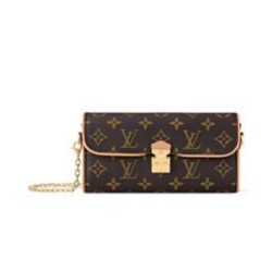 Replica Qualità da grande  Portafoglio Pochette Camille Louis Vuitton M13566 Marrone