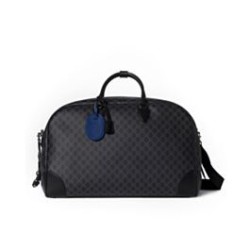 Riproduzione Fedele Borsa da viaggio Gucci GG Emblem grande Replica Gucci 821158 Nero Imitazione imitazioni