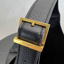 Qualità Specchio Replica Borsa a secchiello YSL Saint Laurent Le 5 A 7 replica 793088 Nero Riproduzione Fedele Borsa a secchiello YSL Saint Laurent Le 5 A 7 replica 793088 Nero imitazioni