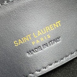 Qualità Specchio Replica Borse Imitazioni a secchiello YSL Saint Laurent Le 37 Mini Shiny 765870 Nero Riproduzione Fedele Borse Imitazioni a secchiello YSL Saint Laurent Le 37 Mini Shiny 765870 Nero imitazioni