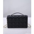 Miglior Replica Dior My Dior Top Handle Borsa Nera