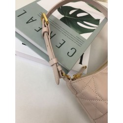 Mini borsa Dior Miss Caro Cigale Macrocannage albicocca
