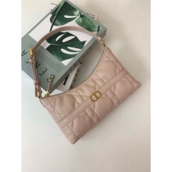 Mini borsa Dior Miss Caro Cigale Macrocannage albicocca