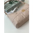 Mini borsa Dior Miss Caro Cigale Macrocannage albicocca