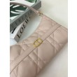 Mini borsa Dior Miss Caro Cigale Macrocannage albicocca