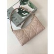 Mini borsa Dior Miss Caro Cigale Macrocannage albicocca