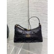 Mini borsa Dior Miss Caro Cigale replica Dior Macrocannage nera