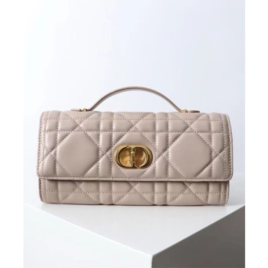 Pochette Dior Miss Caro Replica Albicocca