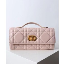Pochette Dior Miss Caro Top Handle Clutch Rosa Imitazioni