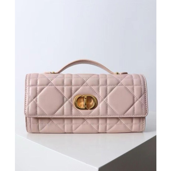 Pochette Dior Miss Caro Top Handle Clutch Rosa Imitazioni