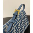 Portafoglio Baguette Fendi con catena replica Fendi 8M0498 Blu