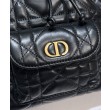 Replica Borse Replica a secchiello Dior Caro piccola Dior M3372 Nero