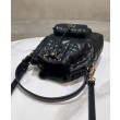 Replica Borse Replica a secchiello Dior Caro piccola Dior M3372 Nero