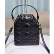 Replica Borse Replica a secchiello Dior Caro piccola Dior M3372 Nero