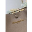 Replica Borsa a secchiello Dior Signature piccola/media grigia