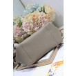 Replica Borsa a secchiello Dior Signature piccola/media grigia